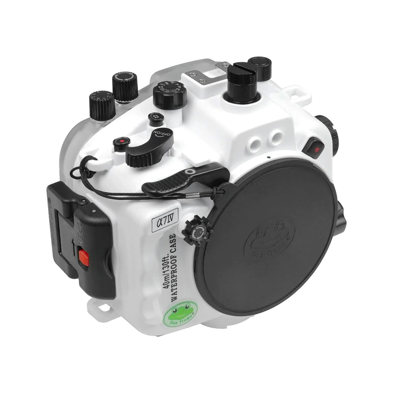 Sony A7 IV 40M/130FT Underwater camera housing without port.White