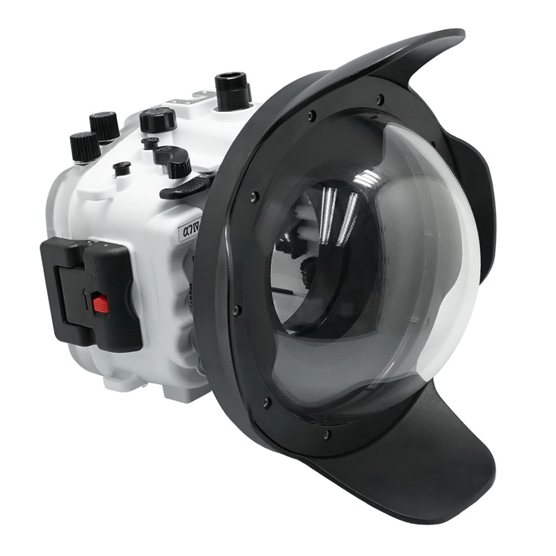 Sony A7 IV UW camera housing kit with 8" Dome port V.8 (Including standard port).White