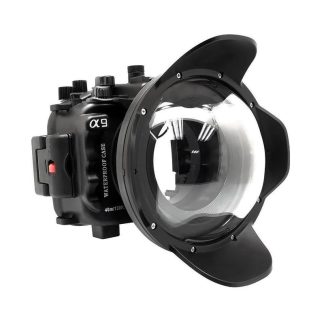 Sony A9 V.3 Series UW camera housing kit with 6" Dome port V.7 (Including standard port).Black