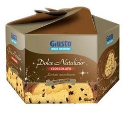GIUSTO SENZA ZUCCHERO DOLCE NATALIZIO CIOCCOLATO 600 G