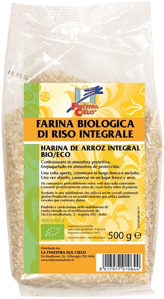FARINA INTEGRALE DI RISO BIO 500 G