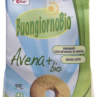 FSC BUONGIORNOBIO BISCOTTI ALL'AVENA+ BIO VEGAN SENZA LATTE 350 G