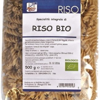 FUSILLI DI RISO INTEGRALE BIO 500 G