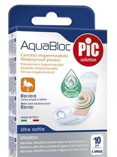 CEROTTO PIC AQUABLOC 25X72MM ANTIBATTERICO 10 PEZZI