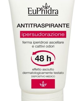 DEODORANTE IN CREMA IN TUBO CON ASTUCCIO EUPHIDRA DEO ANTITRASPIRANTE 40 ML