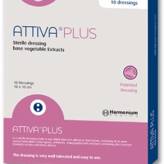 MEDICAZIONE ATTIVA PLUS NON ADERENTE A BASE DI ESTRATTI VEGETALI 10X10 10 PEZZI