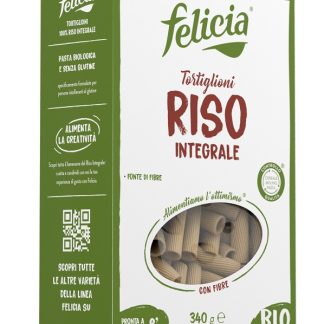 FELICIA BIO RISO INTEGRALE TORTIGLIONI 340 G