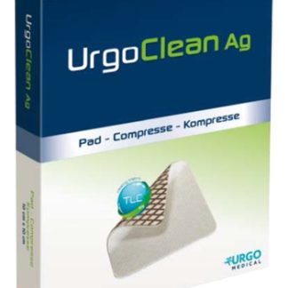 MEDICAZIONE TNT ASSORBENTE GELIFICANTE URGOCLEAN AG/SILVER 6X6CM 5 PEZZI