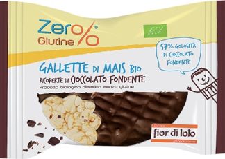 ZER% GLUTINE GALLETTE MAIS RICOPERTE CIOCCOLATO FONDENTE BIO 32 G
