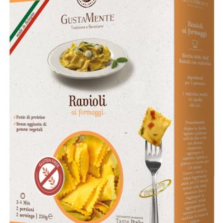 GUSTAMENTE RAVIOLI AI FORMAGGI 250 G