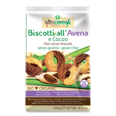 ALTRICEREALI BISCOTTI ALL' AVENA E CACAO 250 G