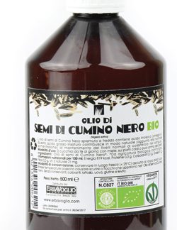 OLIO DI SEMI DI CUMINO NERO BIO 500 ML