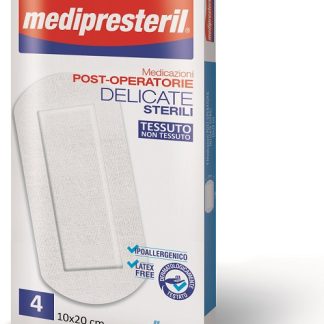 MEDIPRESTERIL MEDICAZIONI POST OPERATORIE DELICATE 10 X 20 5 PEZZI
