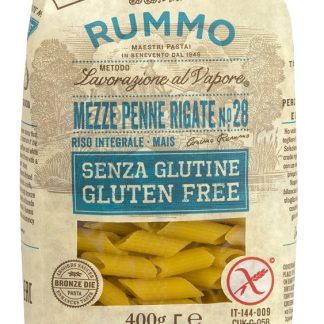 RUMMO MEZZE PENNE RIGATE N28 RISO INTEGRALE E MAIS 400 G