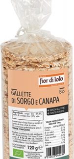 GALLETTE SORGO E CANAPA 120 G
