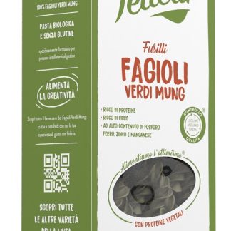 FELICIA BIO FUSILLI FAGIOLI VERDI MUNG 250 G