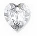 ORECCHINO POST FORATURA SWAROVSKI CRYSTAL HEART ARTICOLO BJT964