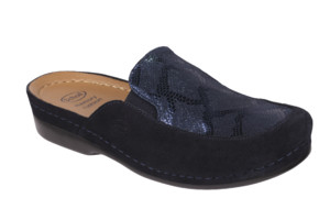 OLARA SUEDE + REPTILE SYNTETHIC WOMENS NAVY BLUE 40 MATERIALE TOMAIA PELLE SCAMOSCIATA+MICROFIBRA STAMPATA FODERA TOMAIA TESSUTO SOTTOPIEDE SIMILPELLE SUOLA PU FITTING F AW18 1 PAI