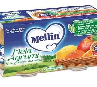 MELLIN OMOGENEIZZATO MELA AGRUMI 100 G 2 PEZZI