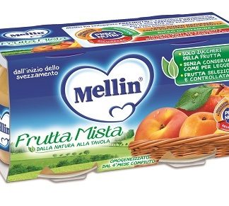 MELLIN OMOGENEIZZATO FRUTTA MISTA 100 G 2 PEZZI
