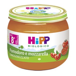 HIPP BIO HIPP BIO OMOGENEIZZATO SUGO POMODORO MOZZARELLA 2X80 G