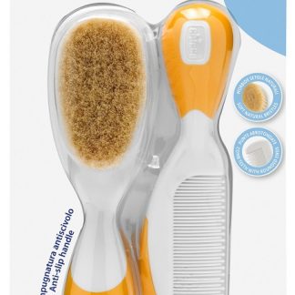 CHICCO SPAZZOLA + PETTINE ARANCIONE