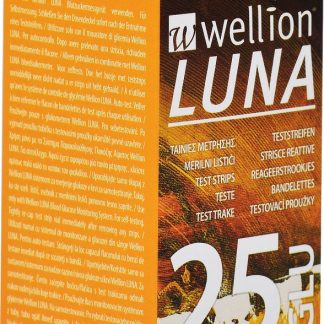 WELLION LUNA 25 STRIPS STRISCE PER MISURAZIONE GLICEMIA