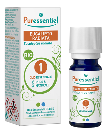 PURESSENTIEL EUCALIPTO RADIATA OLIO ESSENZIALE BIO 10 ML
