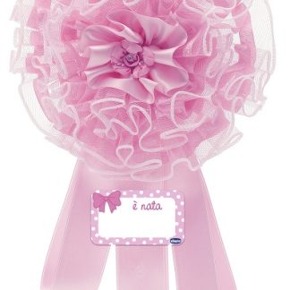 CHICCO ANNUNCIO NASCITA FIOCCO ROSA