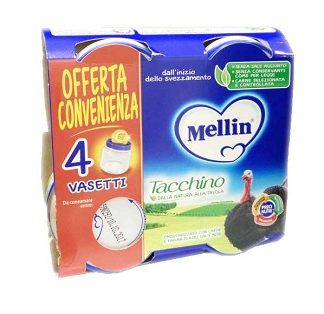 MELLIN OMOGENEIZZATO TACCHINO 4X80 G