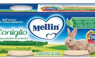 MELLIN OMOGENEIZZATO CONIGLIO 2X120 G