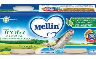 MELLIN OMOGENEIZZATO TROTA 2 X 80 G