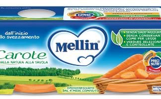 MELLIN OMOGENEIZZATO CAROTE 2 X 80 G