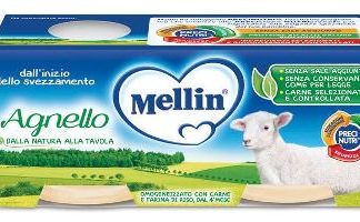 MELLIN OMOGENEIZZATO AGNELLO 2 PEZZI X 80 G