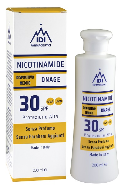 NICOTINAMIDE DNAGE 30SPF PROTEZIONE ALTA 200 ML