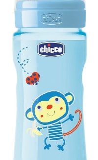 CHICCO BIBERON WELL BEING COLORATO IN POLIPROPILENE BOY DA 330 ML FAST SILICONE