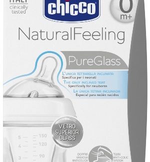 CHICCO BIBERON NATURALFEELING VETRO 0M+ 150 ML