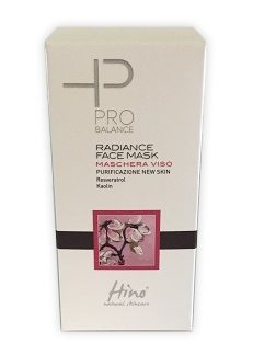 HINO NATURAL SKINCARE PRO BALANCE RADIANCE FACE MASK MASCHERA VISO 50 ML