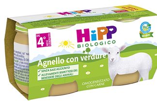 HIPP BIO OMOGENEIZZATO AGNELLO CON VERDURE 2X80 G