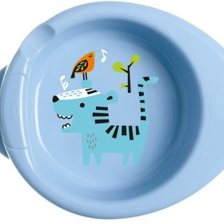 CHICCO PIATTO PAPPACALDA 6 MESI+ AZZURRO