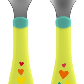 CHICCO POSATE INOX 18M+ VERDE