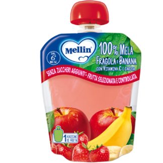 MELLIN POUCH MELA/FRAGOLA/BANANA 90 G