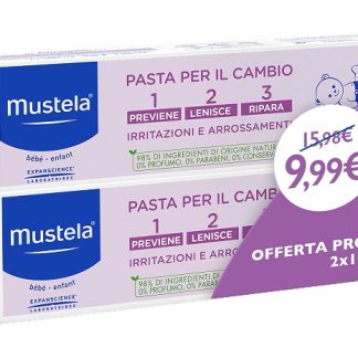 MUSTELA BIPACK PASTA CAMBIO 2 X 100 ML