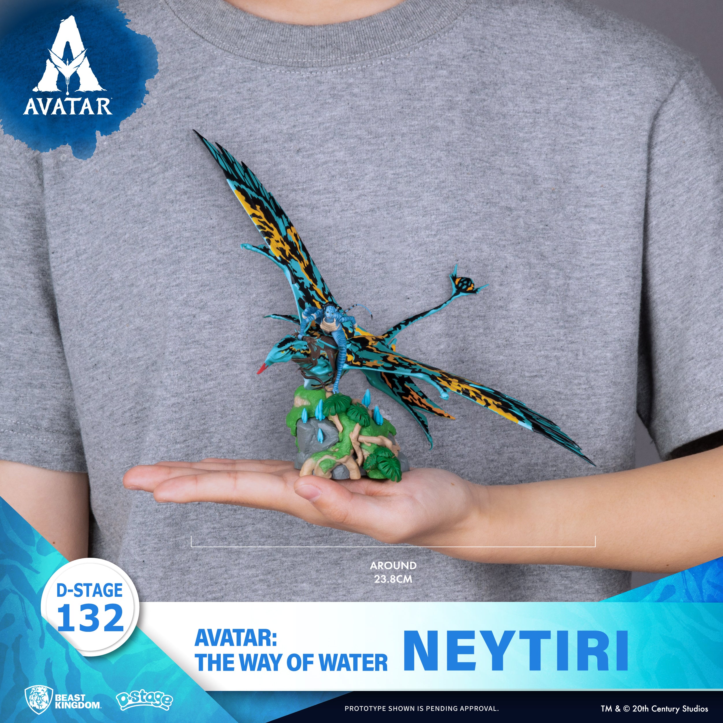Beast Kingdom DS-132 Disney Pixar Avatar: The Way Of Water - Neytiri Mini Diorama Stage D-Stage Figure Statue