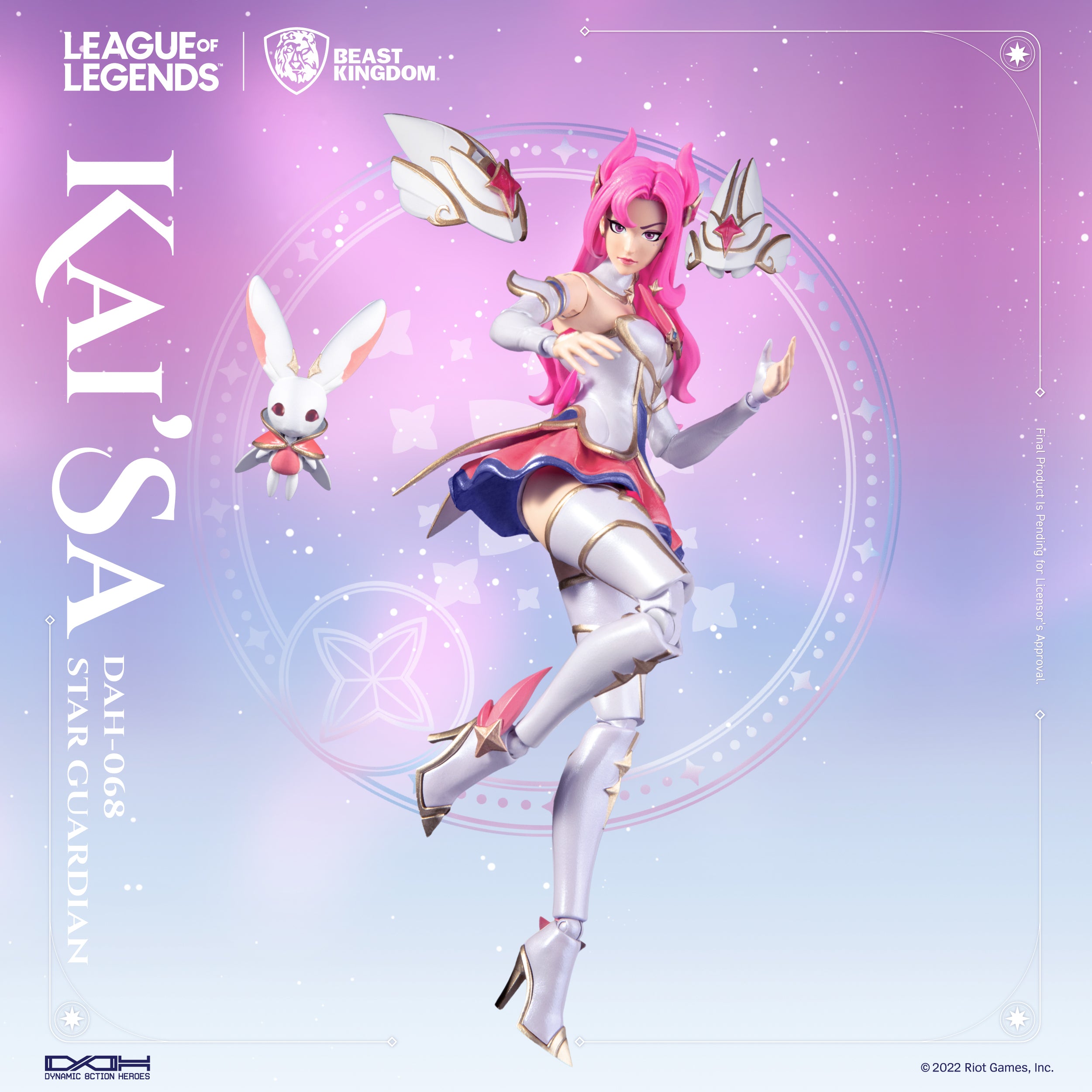 Beast Kingdom DAH-068 League of Legends Star Guardian Kai'Sa 1:9 Scale Dynamic 8ction Heroes Action Figure