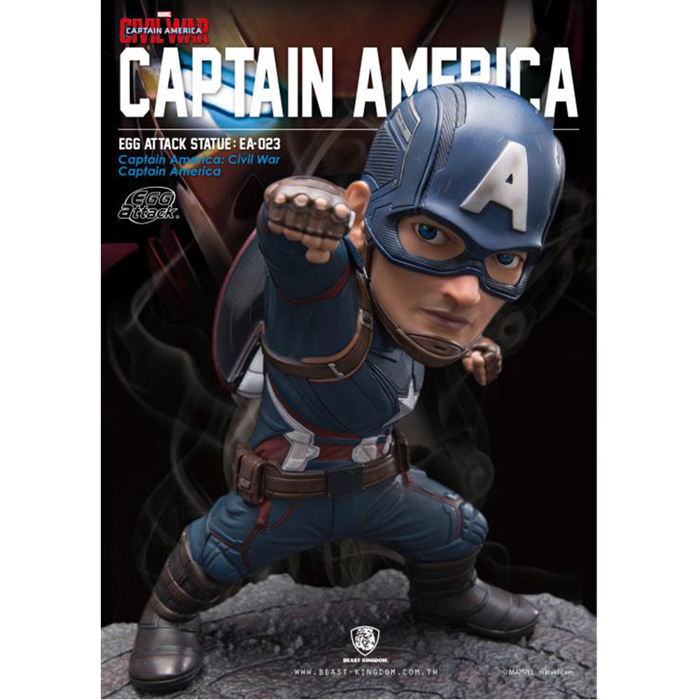Beast Kingdom EA-023 Marvel Captain America Civil War: Captain America Egg Attack Figure