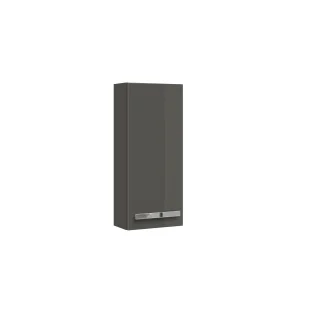 Pelipal Wandschrank Fokus 4005 Lack steingrau Hochglanz, Breite 30 cm