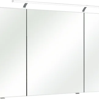 Pelipal Spiegelschrank Fokus 4005 Lack polarweiß Hochglanz, Breite 120 cm