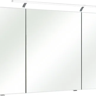 Pelipal Spiegelschrank Fokus 4005 Lack steingrau Hochglanz, Breite 120 cm