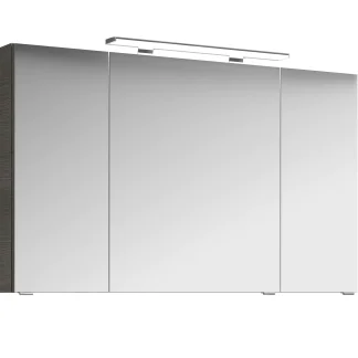 Pelipal Spiegelschrank Fokus 4010 Graphit Struktur quer, Breite 1200 mm